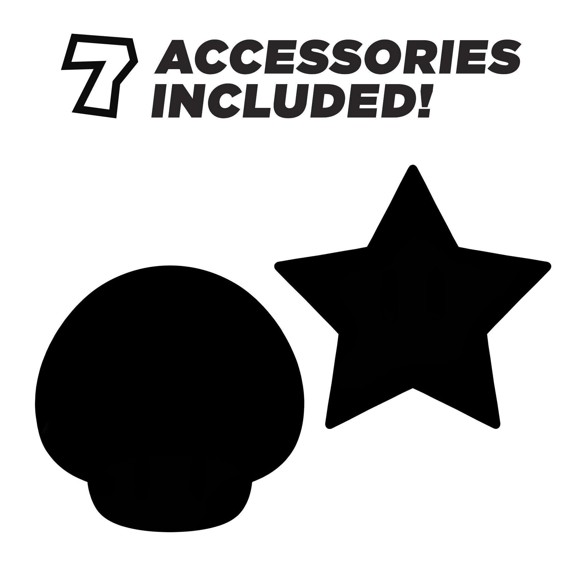 Super Mario Super Mario Nintendo 2024 Advent Calendar Christmas Holiday Calendar with 17 Articulated 2.5 Action Figures & 7 Accessories, 24 Day Surprise Countdown with Pop-Up Environment [Amazon Exclusive]