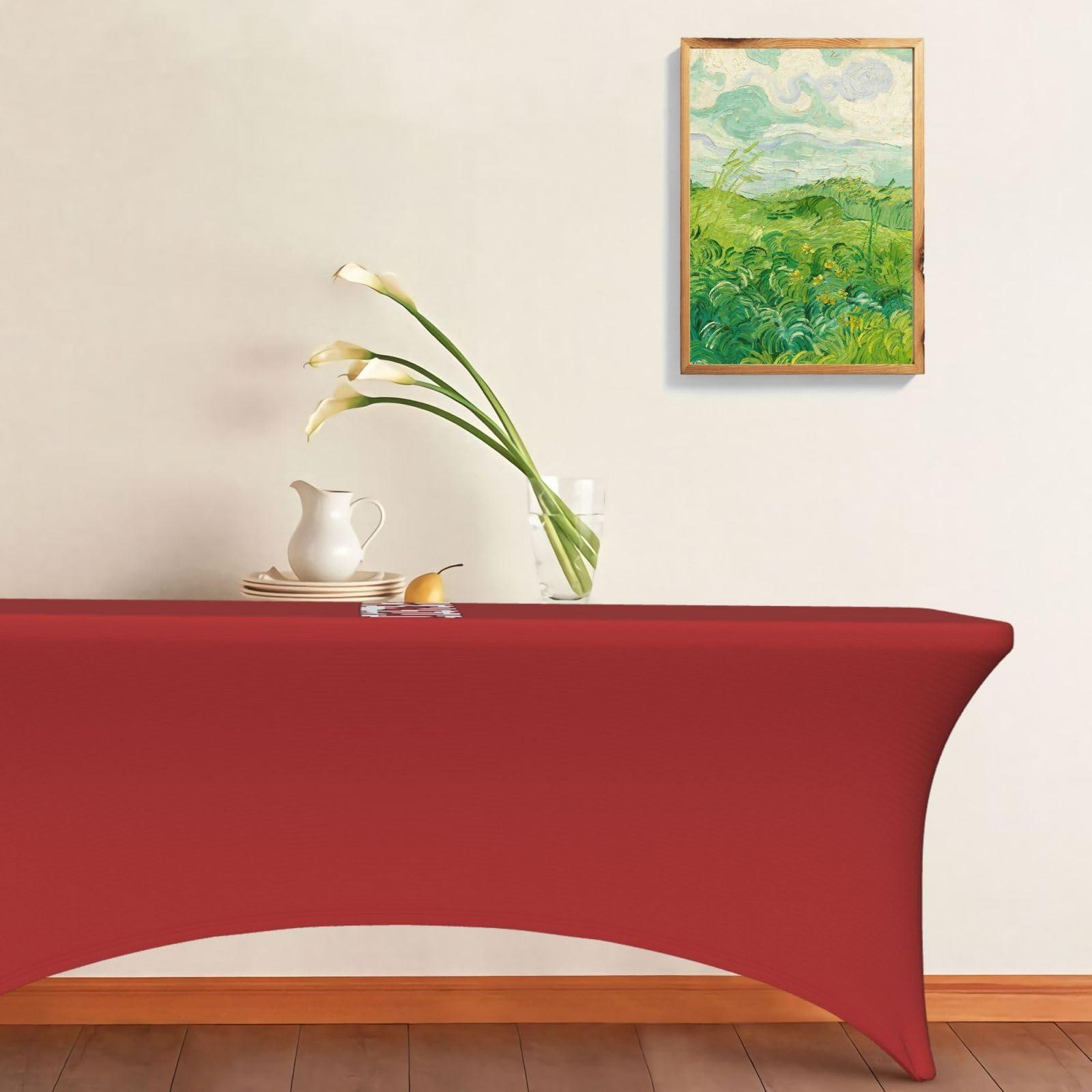 Jiposuhoe Jiposuhoe Personalized Tablecloths with Business Logo Text Photo Name Custom Table Cloth Cover for Business Events Customized Table Cover for Birthday Wedding Anniversary, DeepPink