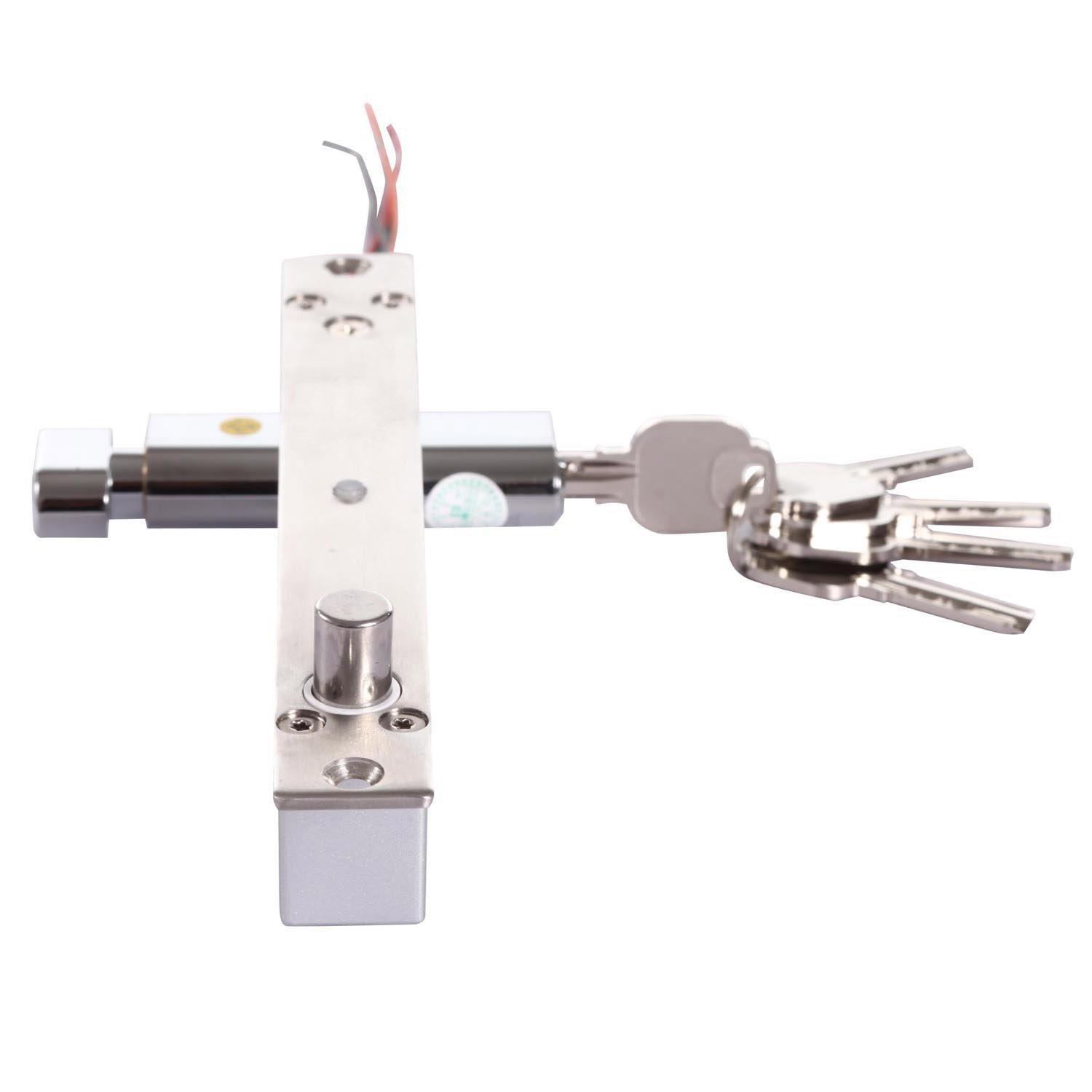 UHPPOTE UHPPOTE Drop Bolt Lock Key Open Fail Secure Sturdiness Electric Manual Open Cylinder