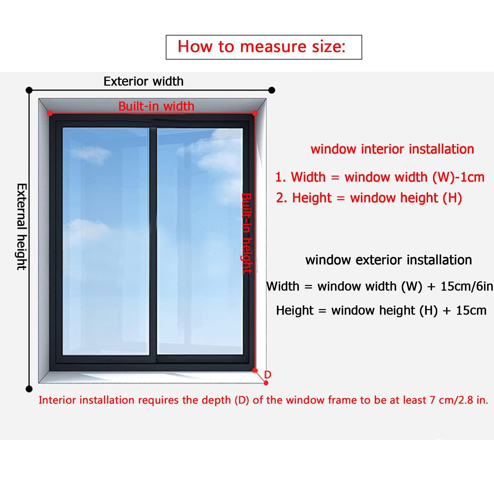 KUISOGAN KUISOGAN Natural Bamboo Roman Shade,Eco Friendly Bamboo Roller Blind,Side Pull Window Blinds,Sun Protection Bamboo Shades,Window Shade for Kitchen/Office/Garden Door,Customizable (W30 xH47)