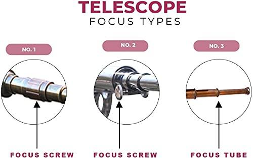 Generic Maritime Brass Antique Designer Telescope Brown Tripod Solid Wood Retro Brass Telescope New Handmade - Antique Collectibles