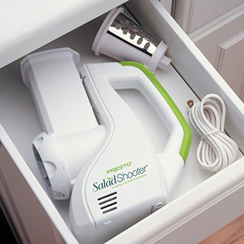 Presto Presto Salad Shooter Electric Slicer/Shredder,White