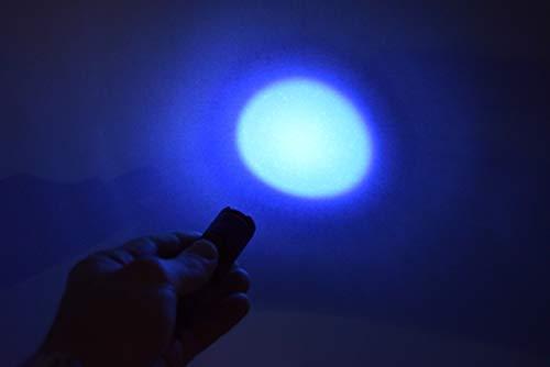 HQRP HQRP Professional 365 nM 3 Watt LED Gemstone and Mineral Inspection Identification Fluorescence Glow Flashlight Blacklight