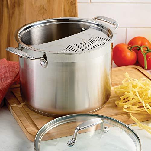 Tramontina Tramontina Pasta Cooker Gourmet Stainless Steel 3-Piece 6-Quart, 80120/200DS