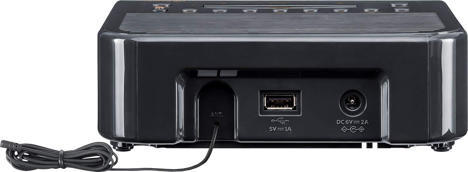 Sangean Sangean SG-114 AM/FM HD Clock Radio with USB Charging (Black)