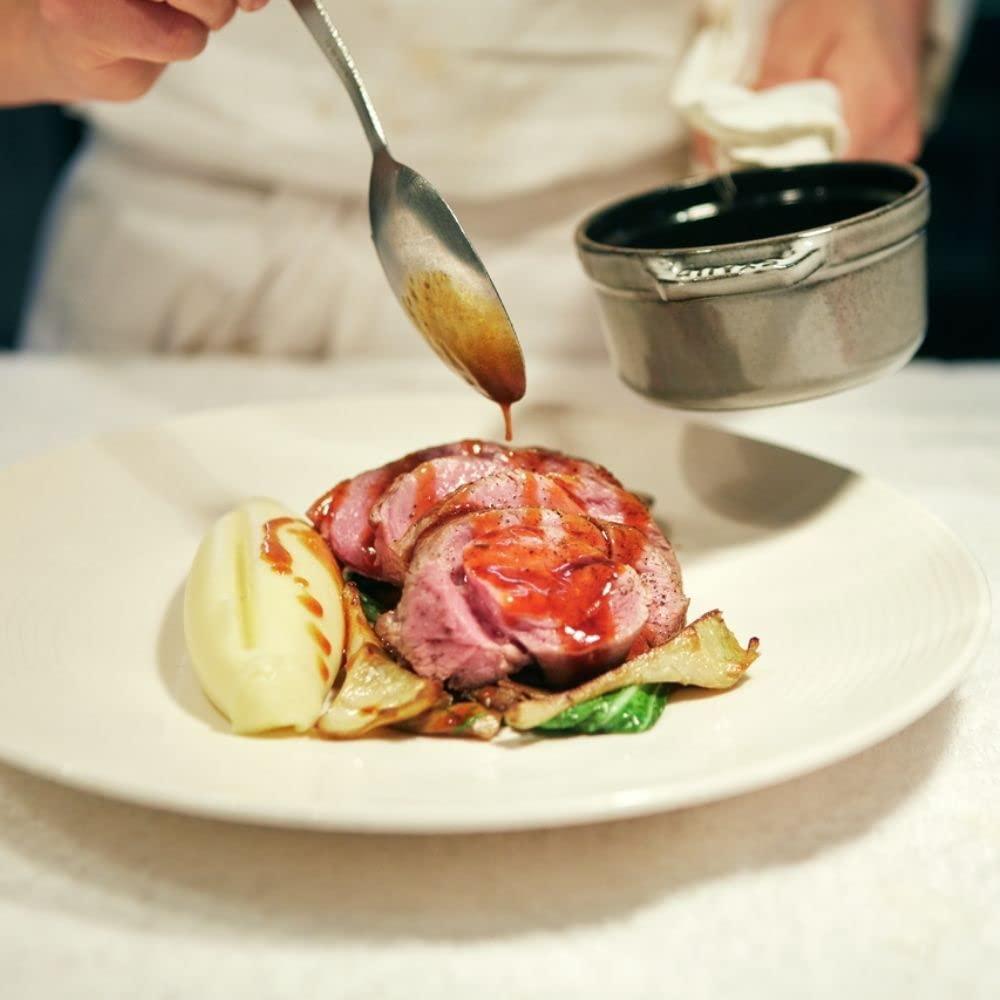 STAUB Staub 1241018 Mini Cast Iron Saucepan, 10 cm, Graphite Grey