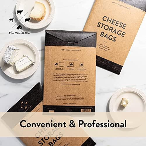 Formaticum Formaticum Cheese Storage Bags, Keep Charcuterie Fresh, Wax Paper Bags, 30 Count