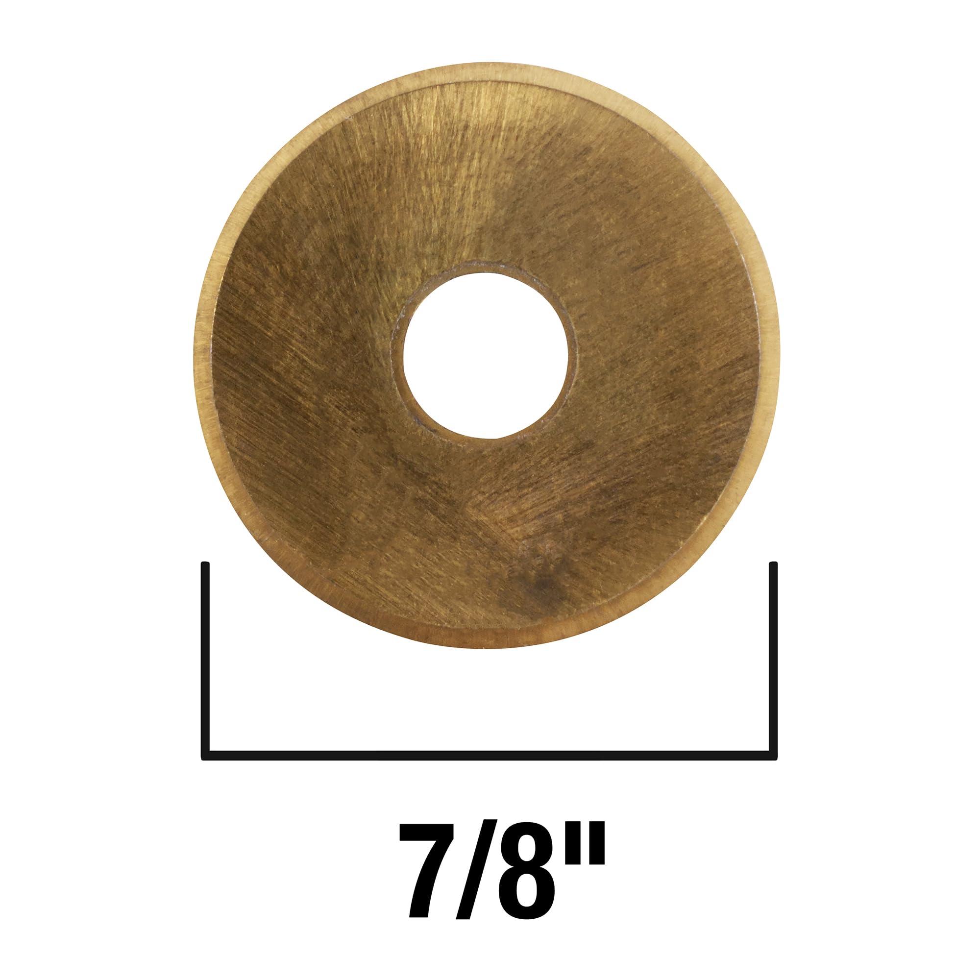 QEP QEP 10117 Tile Cutter Replacement Cutting Wheel, 7/8" Titanium Coated Tungsten-Carbide