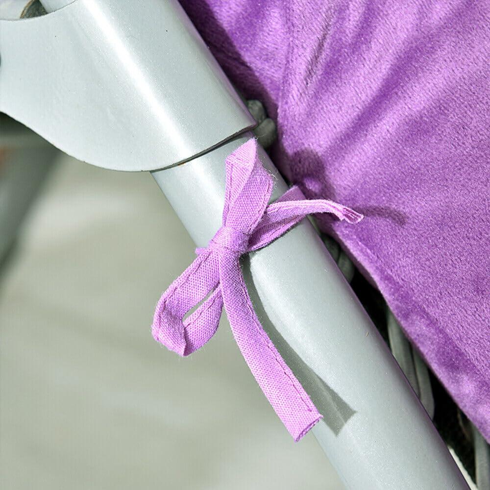 JNTKE JNTKE Rocking Lounge Chair Cushion Patio Chair Cushion, 51 Inch Thicker Padded Chaise Lounger Swing Bench Cushion for Outdoor Indoor Home Office Dark Green