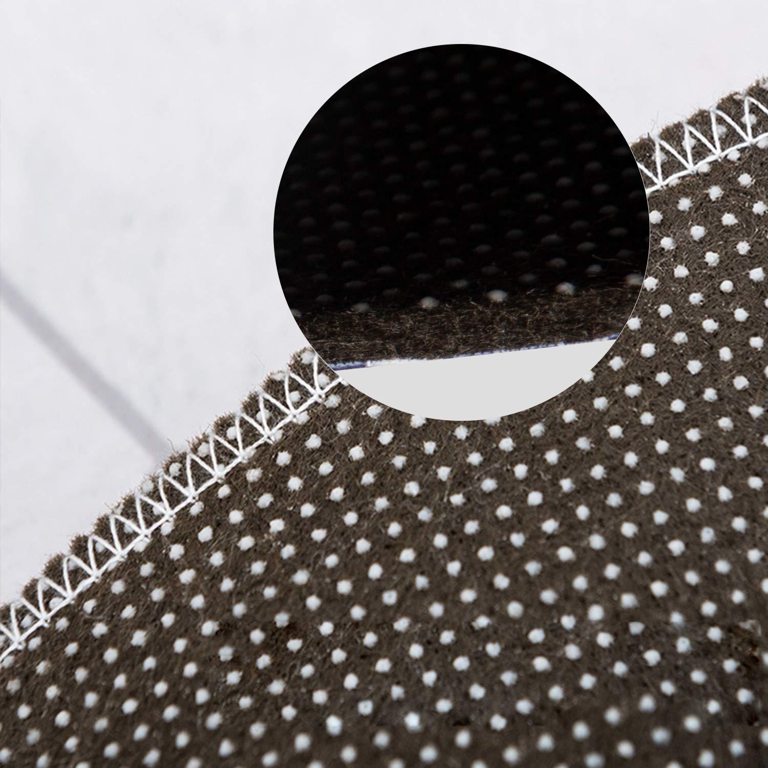 Homechoid Geometric Ombre Round Area Rugs Collection 6ft, Contemporary Plaid Purple Non Slip Indoor Circular Throw Runner Rug Floor Mat Carpet for Living Room Dining Table Bedroom Nursery Decor