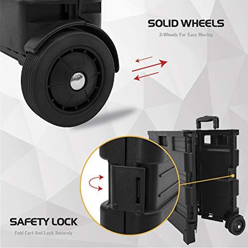 Olympia Tools Olympia Tools 85-010 Grand Pack-N-Roll Portable Tools Carrier with Telescopic Handle, 80 Lb. Load Capacity, Black