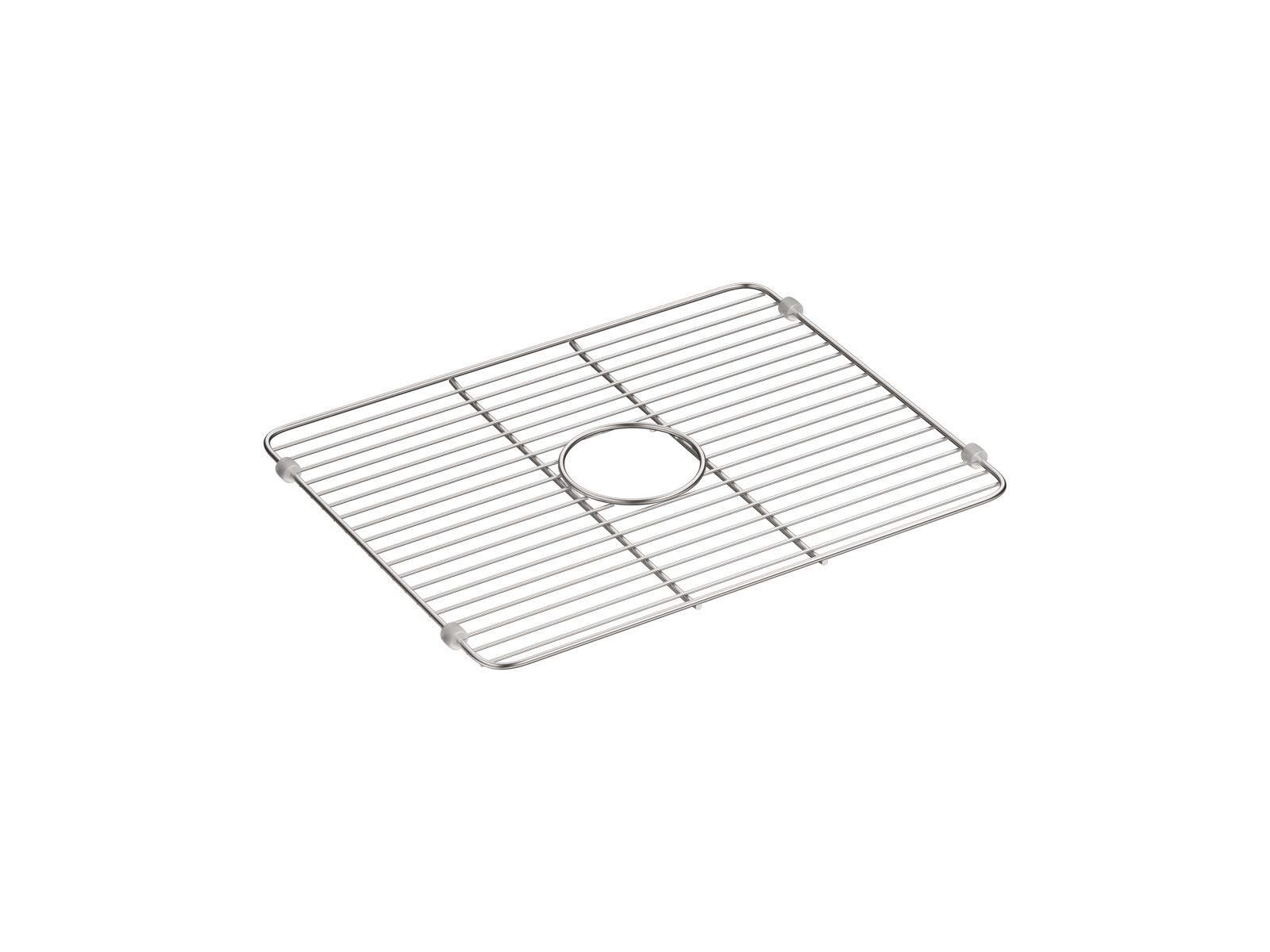 Kohler KOHLER 5137-ST Iron/Tones Sink Rack, 1.1 x 18.25 x 14.38 inches, Stainless Steel