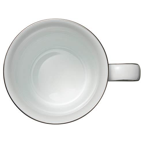 ????(Noritake) Noritake P91332/4336 Mugs (Pair) 310cc Hampshire Platinum 2 Piece Fine Porcelain