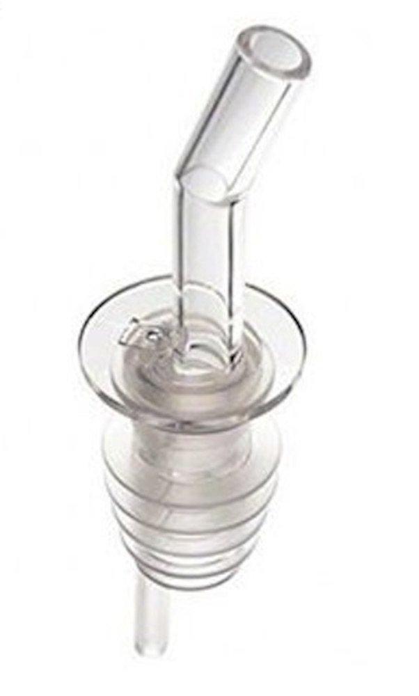Anytime Bar Supplies 12 Olive Oil Pour Spouts Liquor Pourer Wine Pour Spout Free Flow Whiskey Pour Spouts. (Clear Spout No Collar)