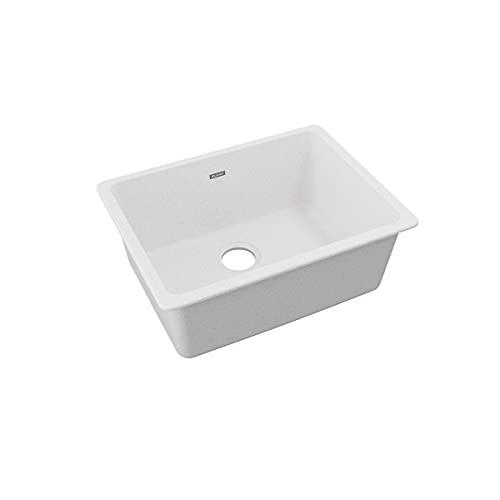Elkay Elkay Quartz Classic ELGU2522WH0 Single Bowl Undermount Sink, White