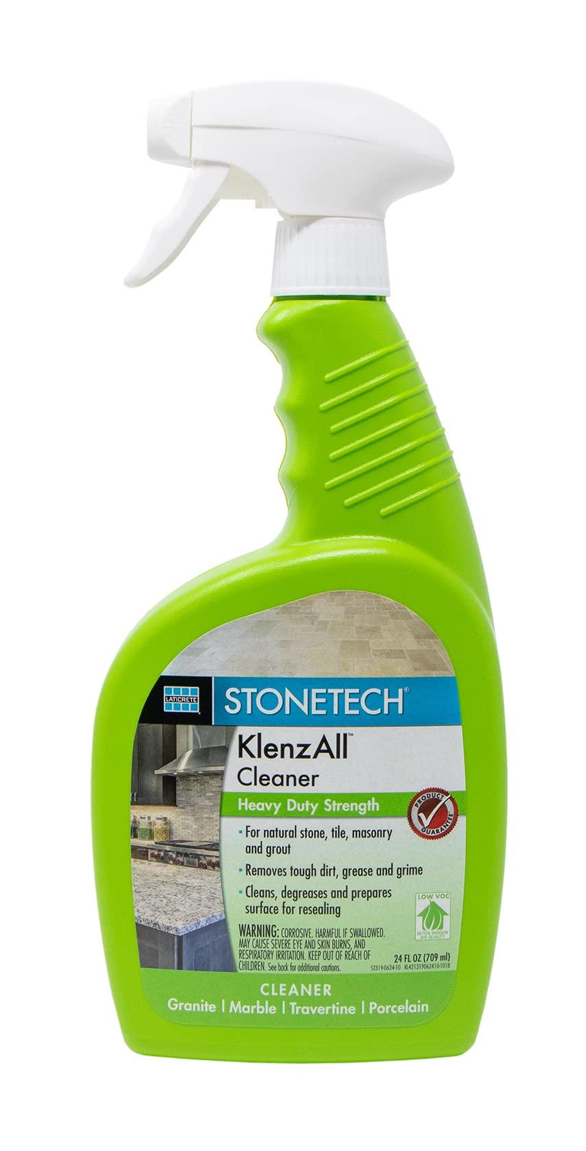 StoneTech STONETECH KlenzAll Cleaner, Heavy Duty Cleaner for Stone & Tile, 24OZ (709ML) Spray Bottle