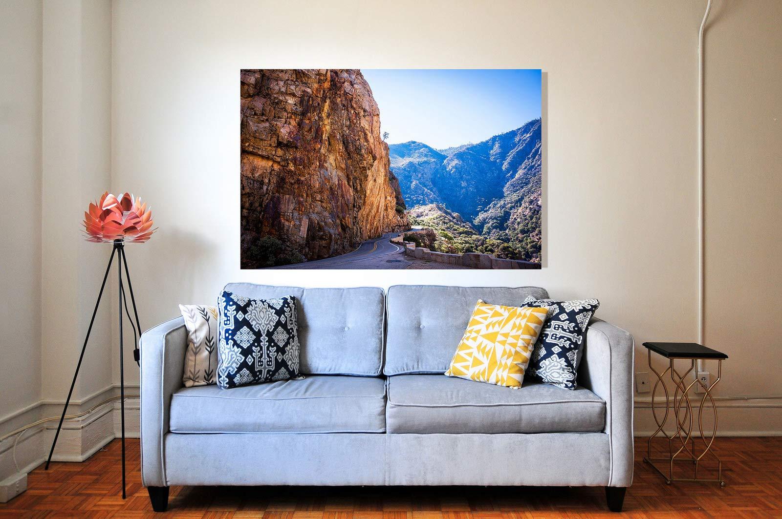 Dolores Herrera Photography Dolores Herrera Photography - Fine Art Prints - A Beautiful View of a Granite Rock in Cedar Grove, in Kings Canyon National Park, California, USA (Maple Wood, 20x30)