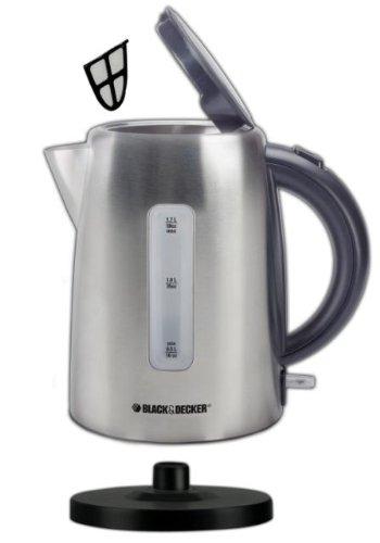 BLACK+DECKER BLACK+DECKER KE2000SD 1.7L Cordless Kettle, Stainless Steel