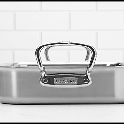 Hestan Hestan - Stainless Steel Classic Roaster with Rack, Induction Cooktop Compatible