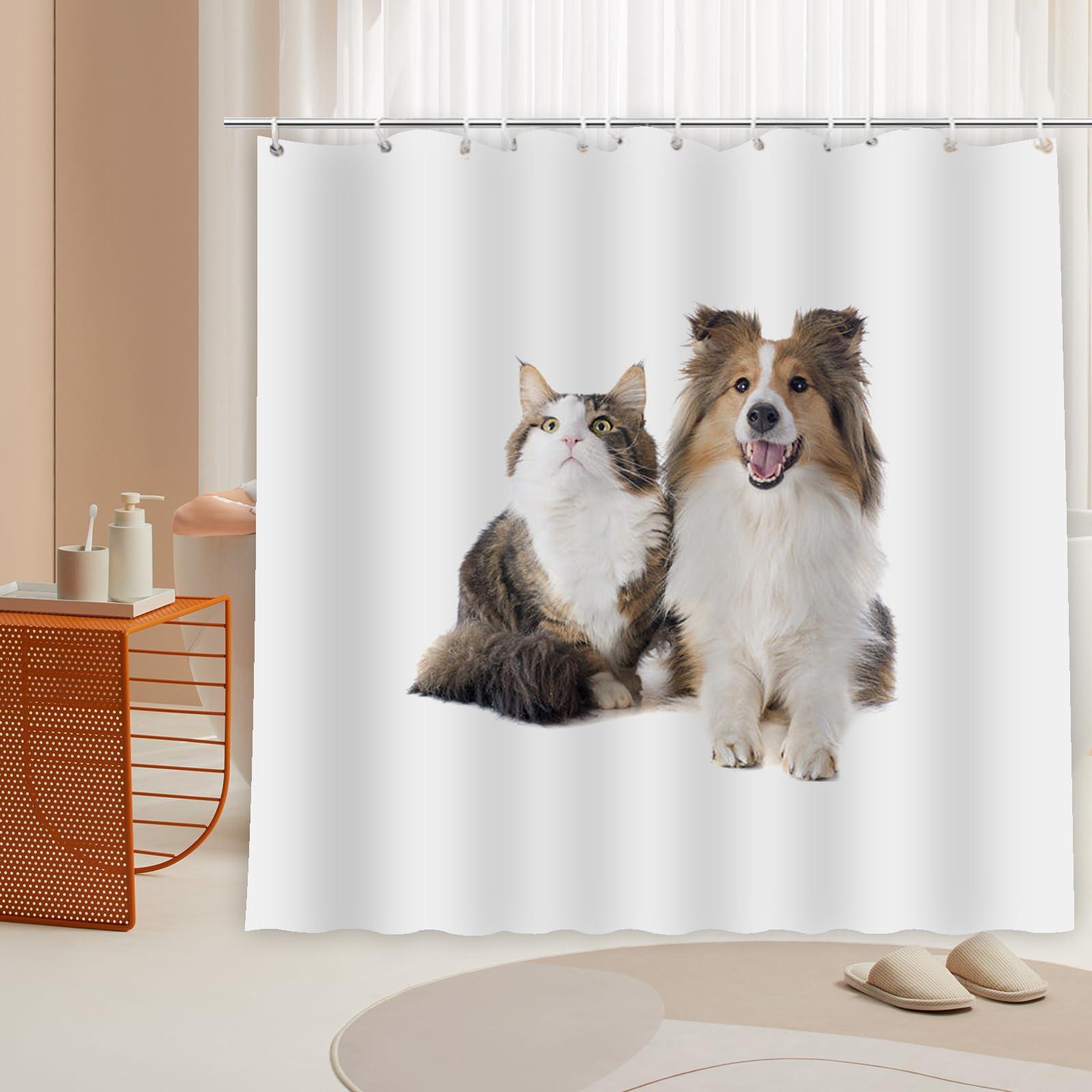 KAPTOY KAPTOY Custom Shower Curtain,Personalized Shower Curtain with Picture Text Logo, Custom Photo Shower Curtain with 12 Hooks,Custom Shower Curtains for Bathroom (60x79 in)