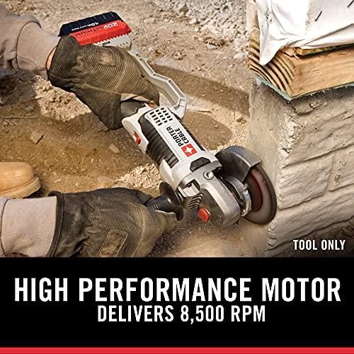 PORTER-CABLE PORTER-CABLE 20V MAX* Angle Grinder Tool, 4-1/2-Inch, Tool Only (PCC761B)