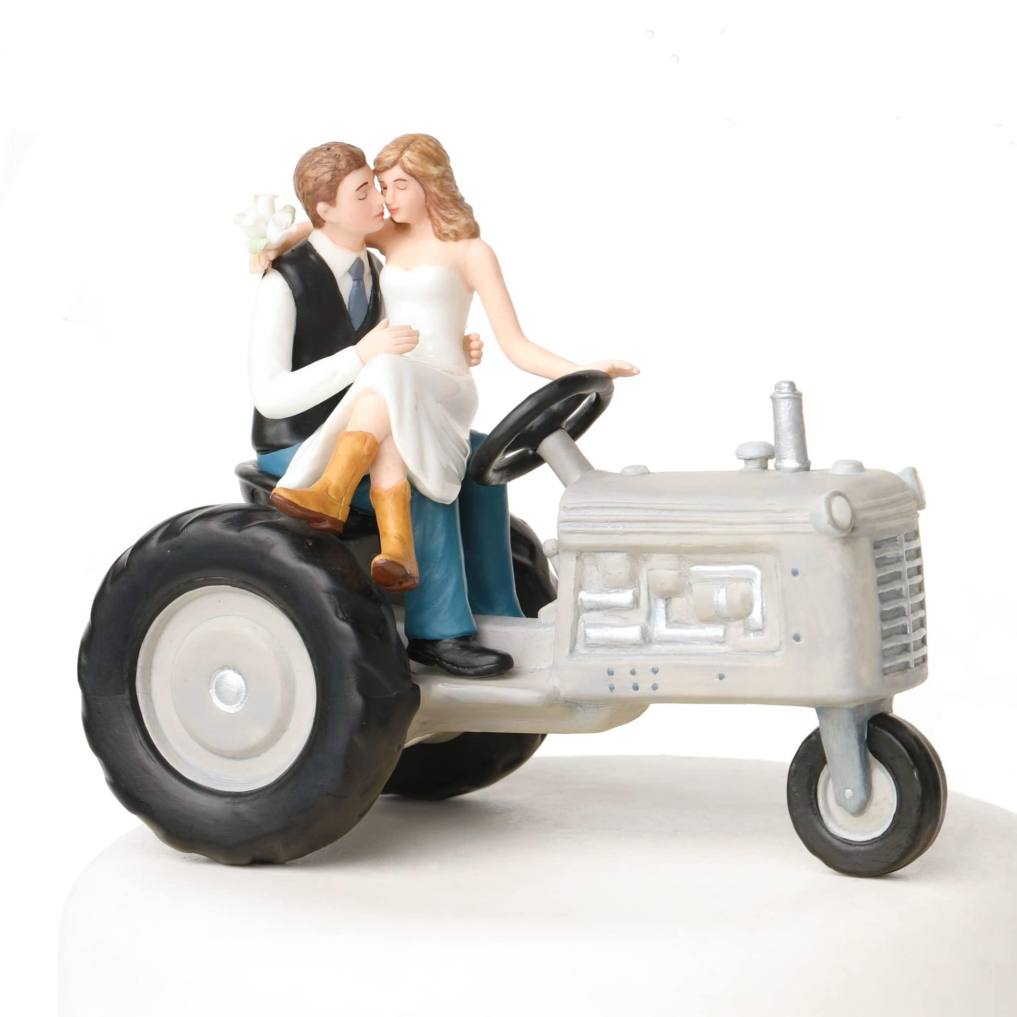 Wedding Collectibles Wedding Collectibles Tractor Western Wedding Cake Topper