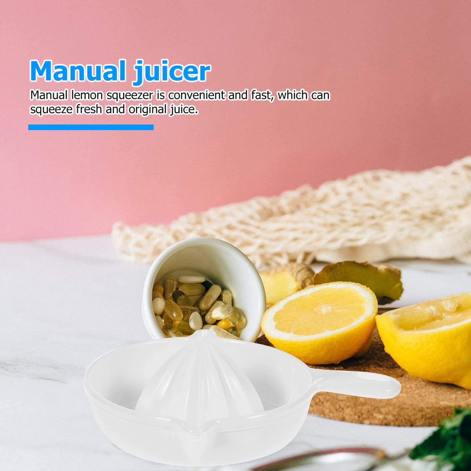 UPKOCH UPKOCH Lemon Juicer Manual Juicer Orange Juice Squeezer Hand Juicer Hand Held Juicer Handheld Juicer Lemon Squeezer and Pour Orange Juicer Manual Citrus Juicer Manual Lemon Squeezer