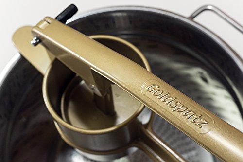 Goldspatz Germany Goldspatz Spaetzle Maker & Potato Press for Round Spaetzle