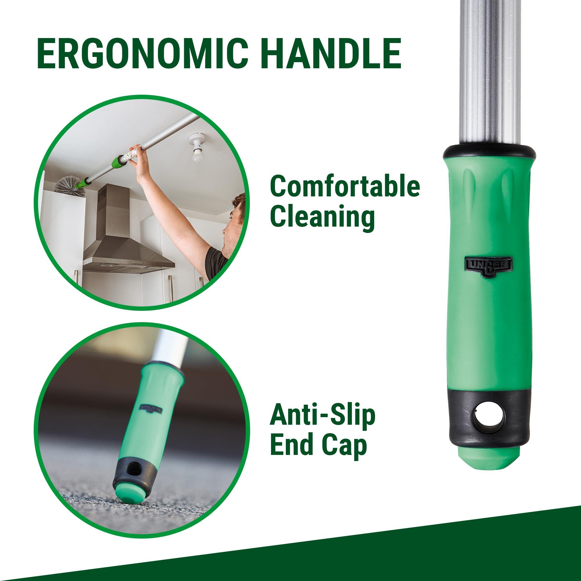 UNGER Unger ED450 14' Length 3 Section Aluminum Extension OptiLoc TelePole