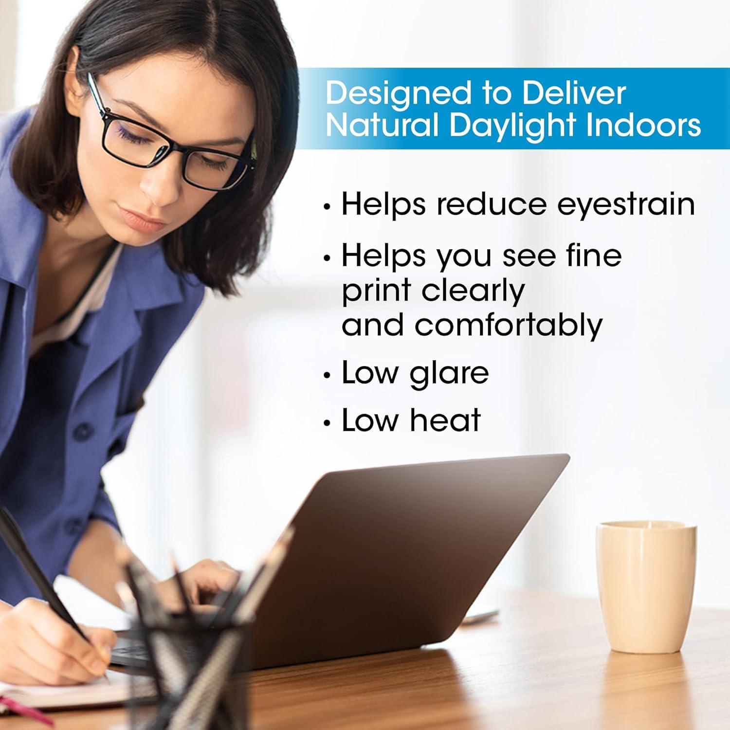 OttLite OttLite 18W Replacement Tube Light Bulb - Compact Fluorescent Light Bulbs Replacement - Bright Natural Daylight for Bedroom & Living Room - Low Heat & Glare Type B Light Bulb for Reduced Eyestrain