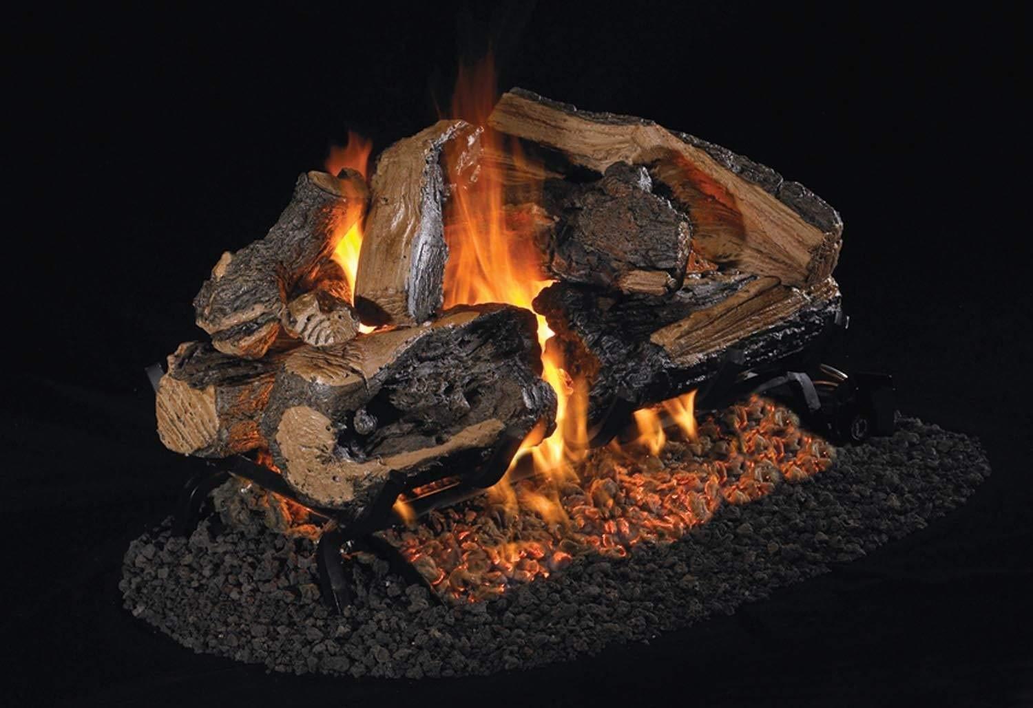 RH Peterson Co. RH Peterson Co. See Thru Rugged Split Oak Gas Logs- 18 Inch- LOGS ONLY