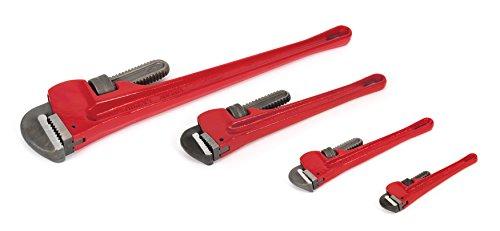 Titan TITAN 21304 4-Piece Heavy-Duty Straight Pipe Wrench Set