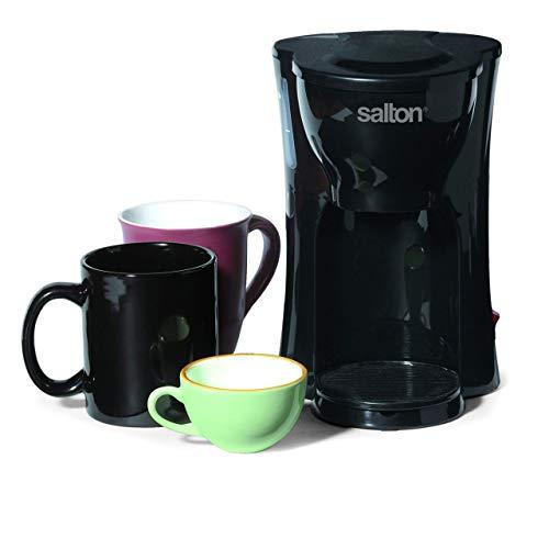 Salton Salton 1 Cup Mini Compact Drip Coffee Maker, 10 Oz, Black