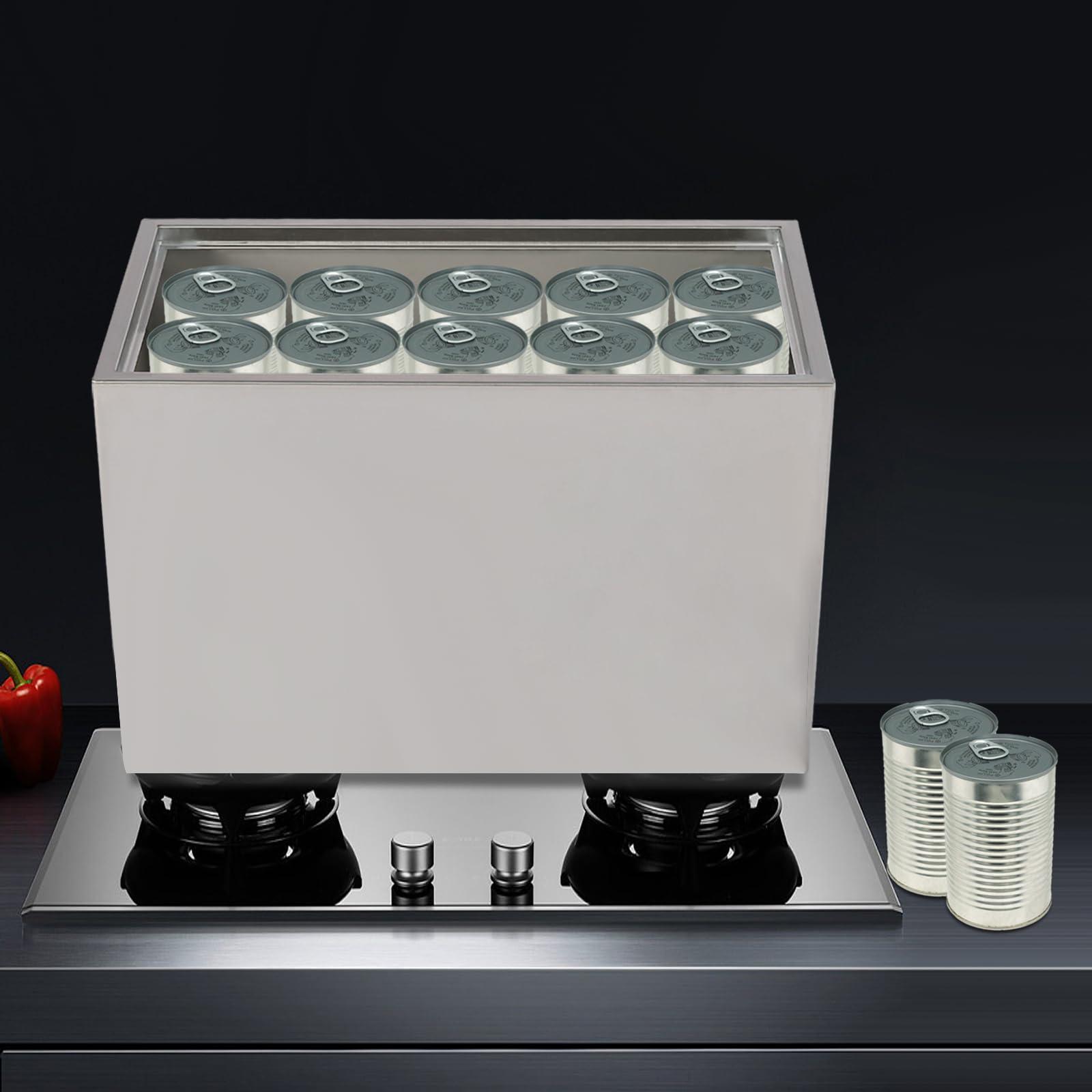 CUBELLIN CUBELLIN Commercial Water Bath Canner 50L Stove Top Canner Pot Stainless Steel Boiling Water Canner with Can Racks Kitchen Water Bath Canning Pot