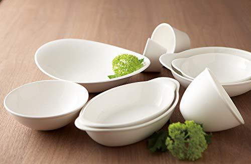 TAMAKI TAMAKI T-661949 Fortemore Curry and Pasta Dish, White, Diameter 8.5 x Height 1.7 inches (21.4 x 4.2 cm), Microwave, Dishwasher and Oven Safe, Lightweight Reinforced Porcelain