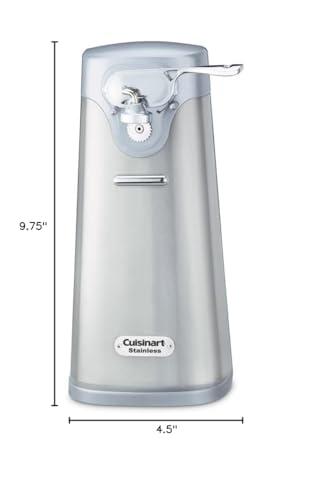 Cuisinart Cuisinart SCO-60 Deluxe Electric Can Opener, Quality-Engineered Motor System Allows you to Open Any Size Can, Stainless Steel