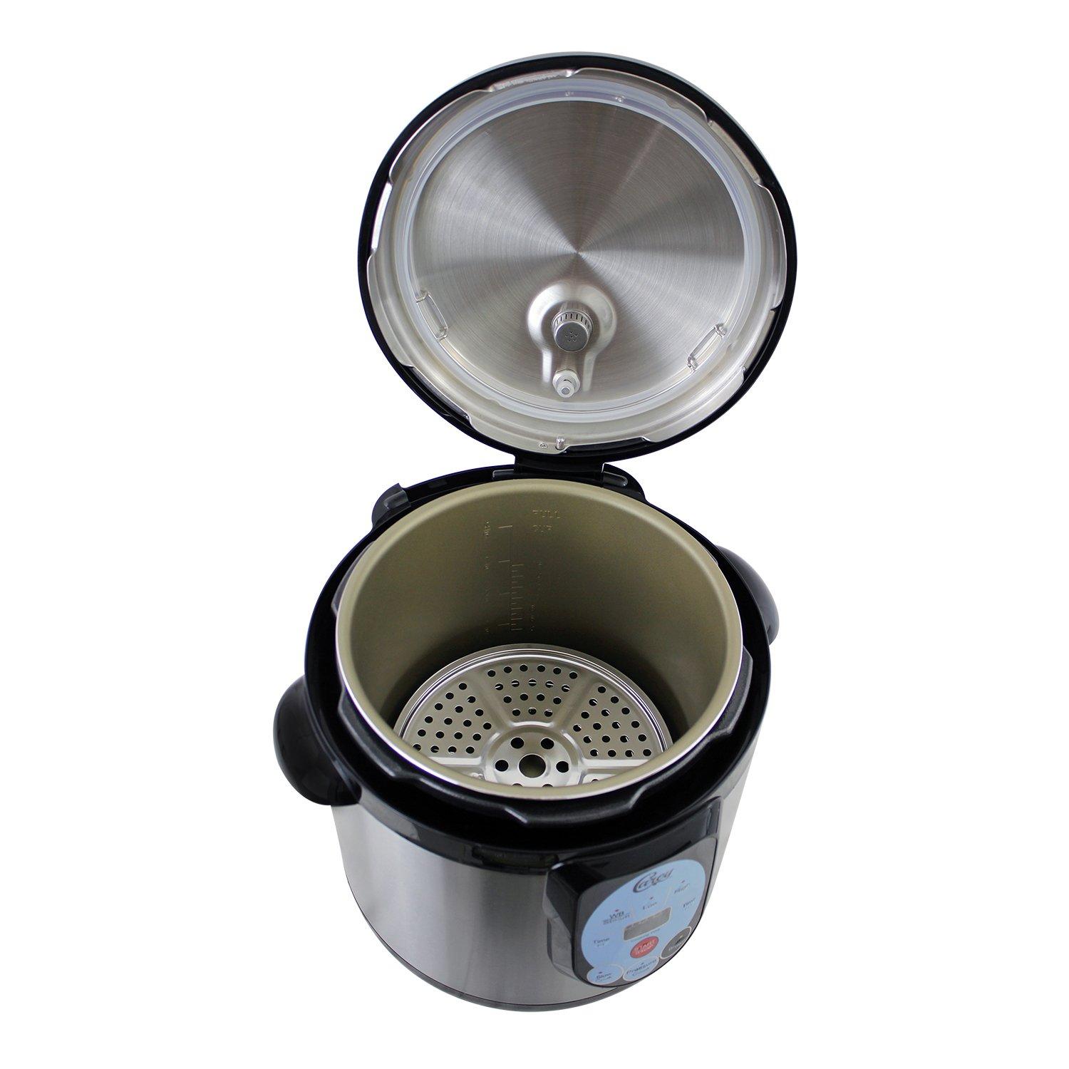 Nesco CAREY DPC-9SS Smart Electric Pressure Cooker and Canner, Stainless Steel, 9.5 Qt