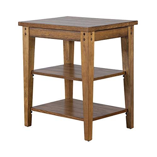 Liberty Furniture INDUSTRIES Liberty Furniture Industries Lake House Tiered Table, 18\" x 22\" x 26\", Medium Brown