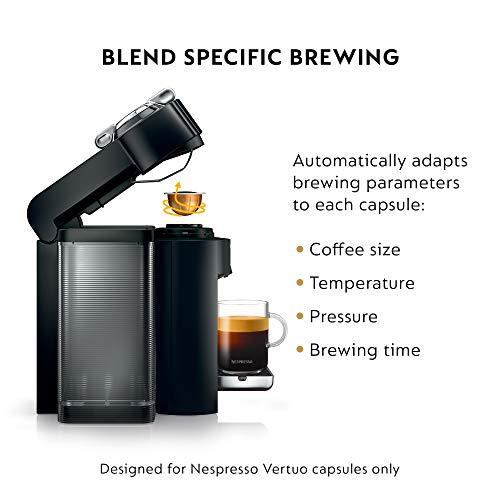 Nespresso Nespresso Vertuo Coffee and Espresso Machine by De'Longhi, Piano Black