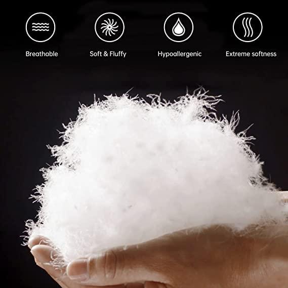 Fabricom-Retail Feel Super 1200-TC All Season Down Alternative Comforter Oversized King Plus (128x120) Pinch Pleated Warm & Soft Quilted 100% Egyptian Cotton 600 GSM Breathable & Soft Quality Comforter