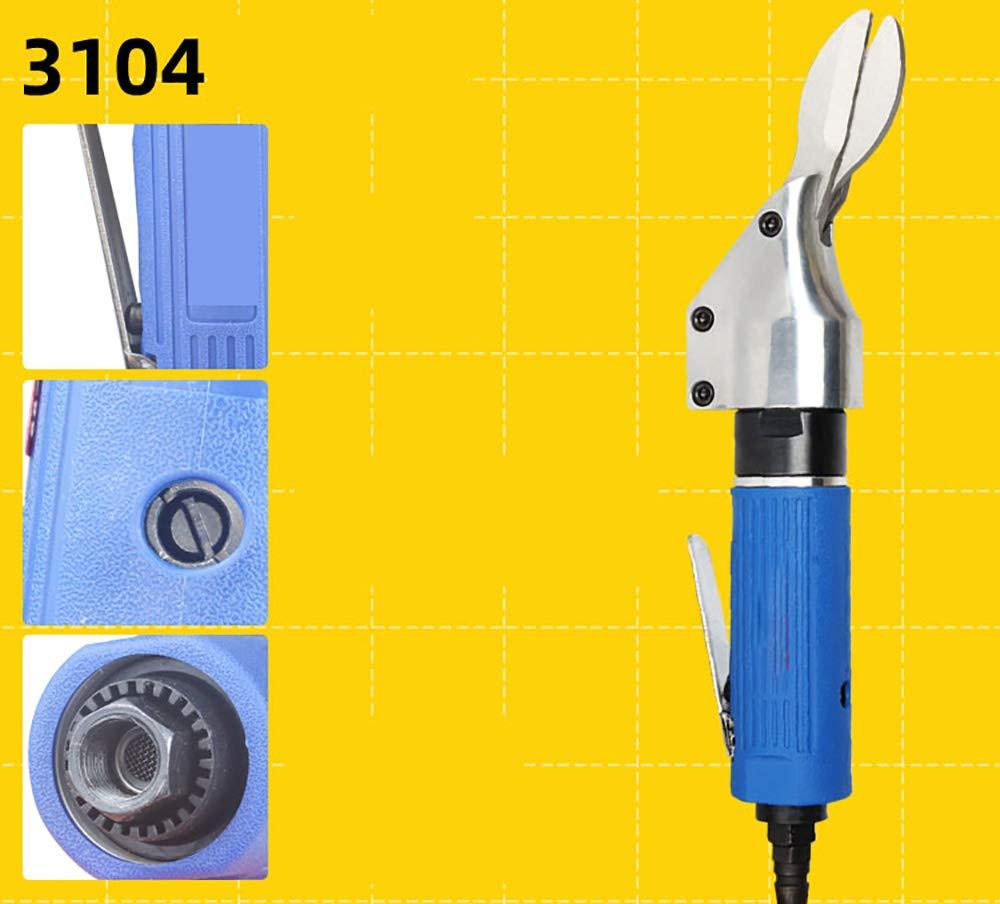 NEWTRY NEWTRY Pneumatic Air Scissors Heavy Duty Air Shears Power Metal Stainless Steel Shear Cutter Scissor Cutting Tool for Metal Sheet Diamond Mesh Iron (W-3101 Red)