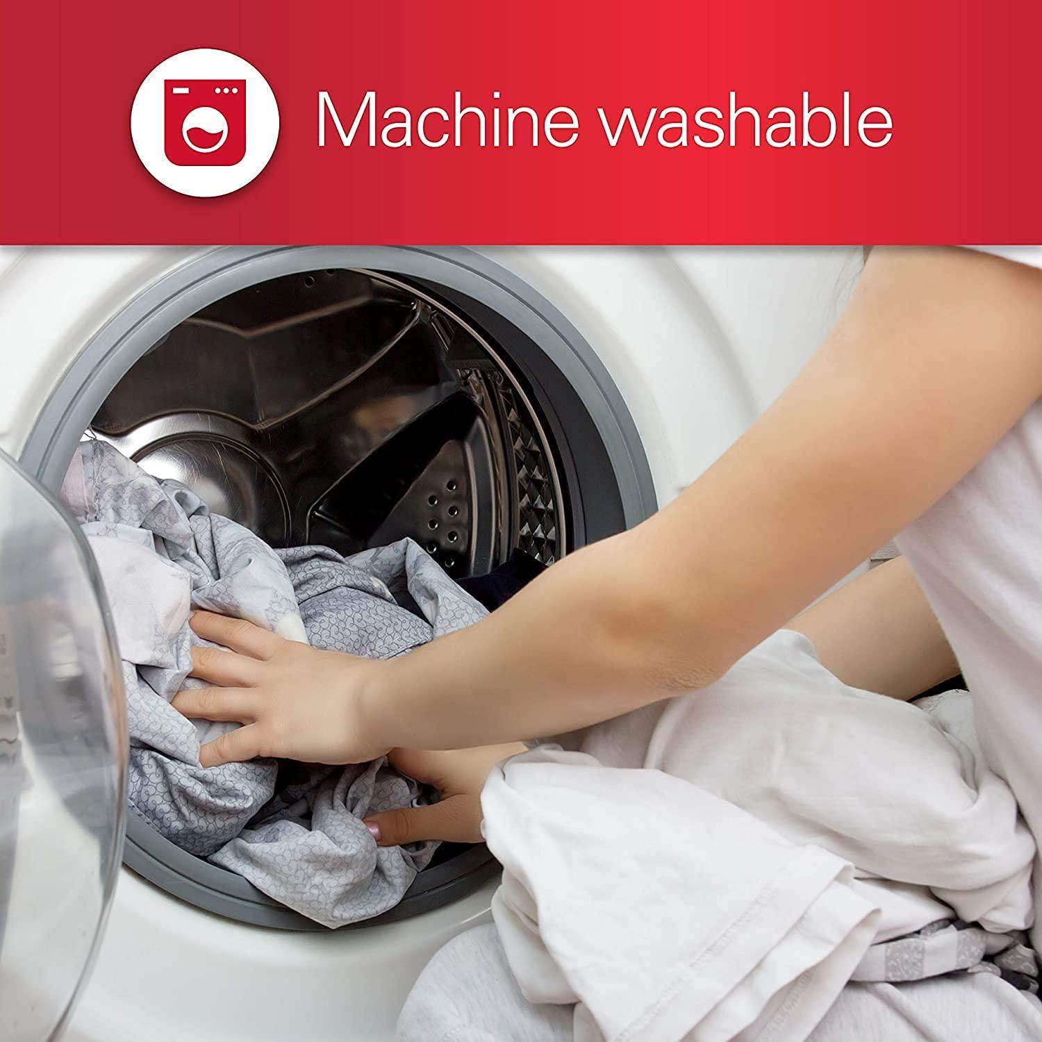 Sunbeam Sunbeam Microplush Queen Electric Heated Blanket with Preheat Feature Two Digital Controller 10-Heat Settings Auto Shut-Off , UL Certified for Safety, Legion Blue, King