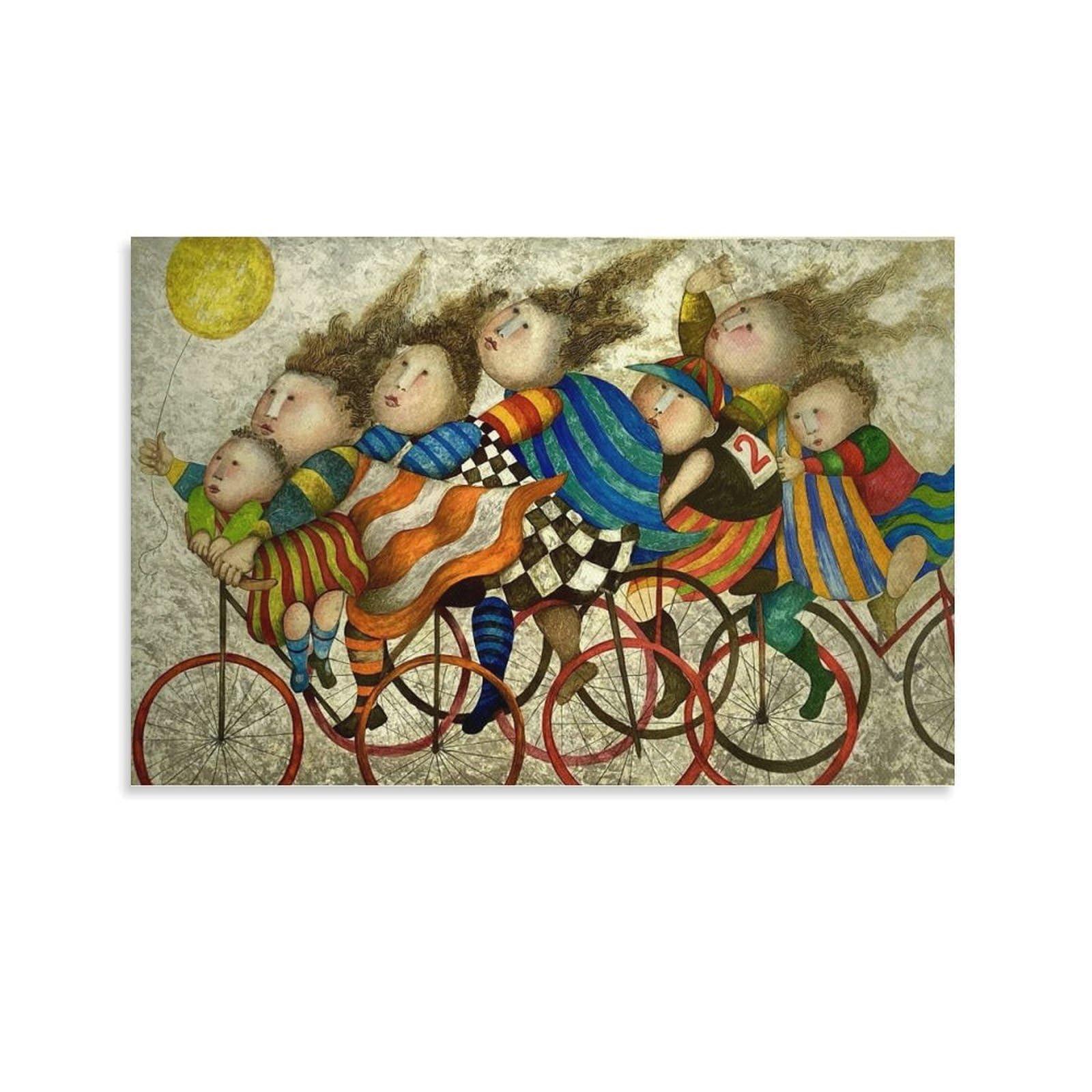 PANER PANER Graciela Rodo Boulanger Prints Paintings Journee A La Campagne Poster Decorative Painting Canvas Wall Art Living Room Posters Bedroom Painting 24x36inch(60x90cm), Unframe-style