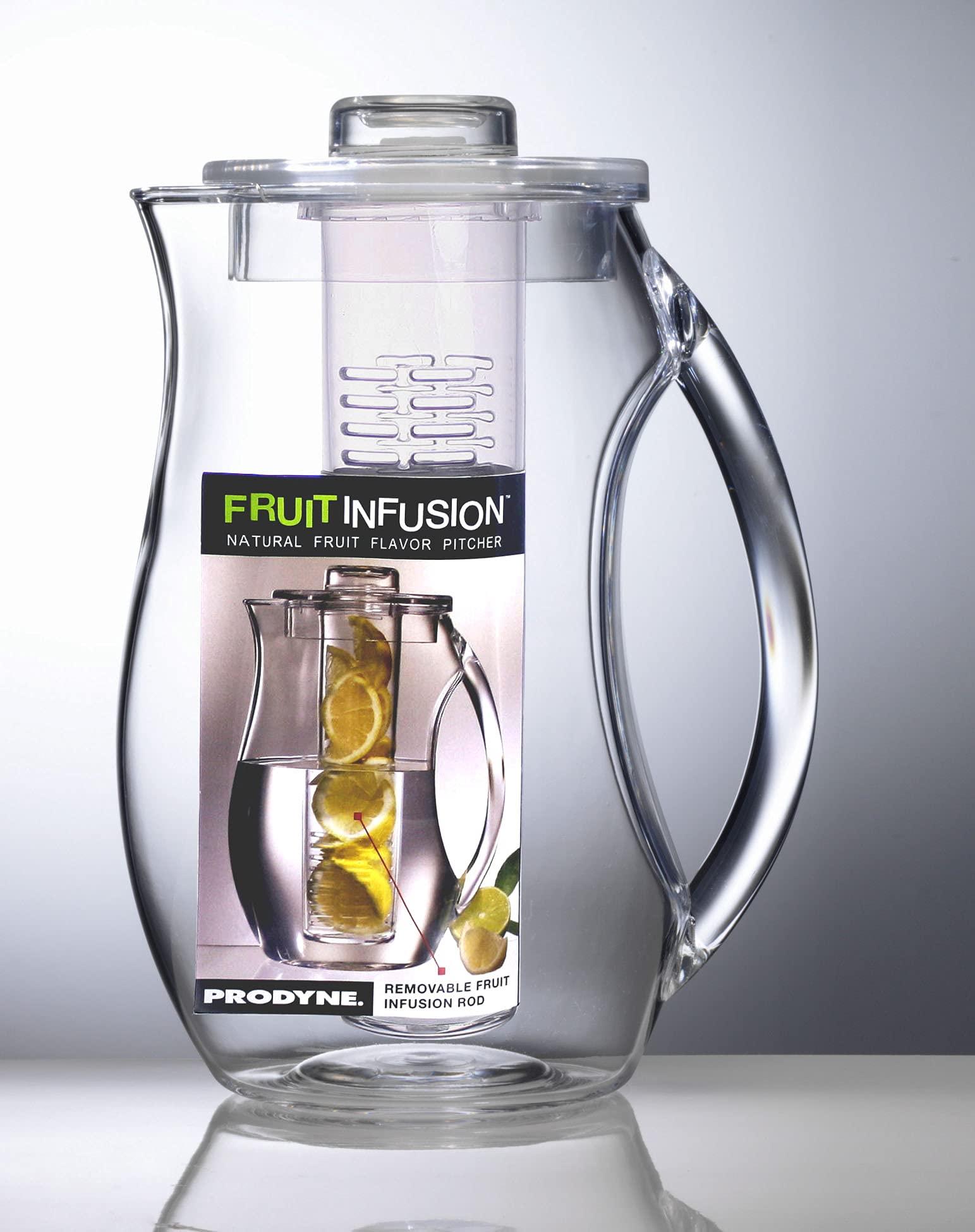 Prodyne Prodyne Fruit Infusion Flavor Pitcher, Clear, 93 oz.