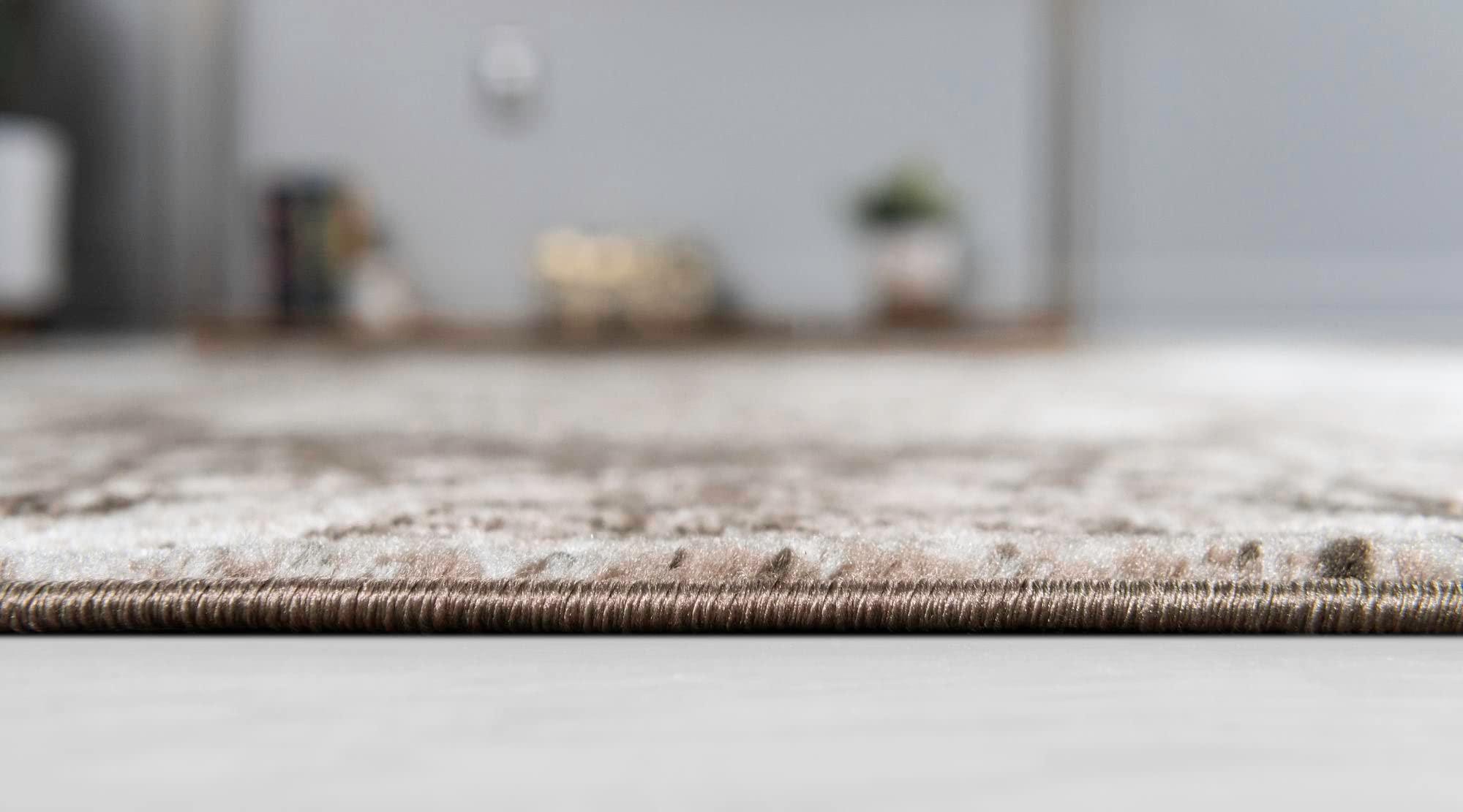 Rugs.com Rugs.com Monte Carlo Collection Rug 3\' 3 x 19\' 8 Runner Brown Medium Rug Perfect for Living Rooms, Large Dining Rooms, Open Floorplans