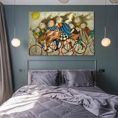 PANER PANER Graciela Rodo Boulanger Prints Paintings Journee A La Campagne Poster Decorative Painting Canvas Wall Art Living Room Posters Bedroom Painting 24x36inch(60x90cm), Unframe-style