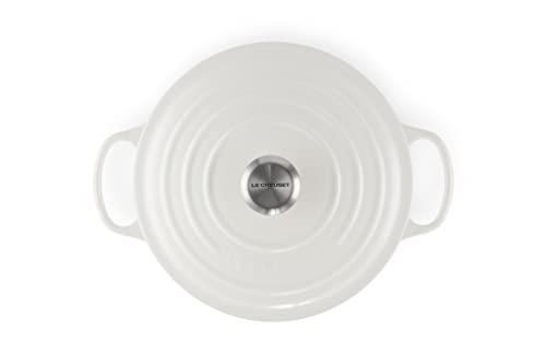 Le Creuset Le Creuset Enameled Cast Iron Signature Round Dutch Oven, 9 qt., White