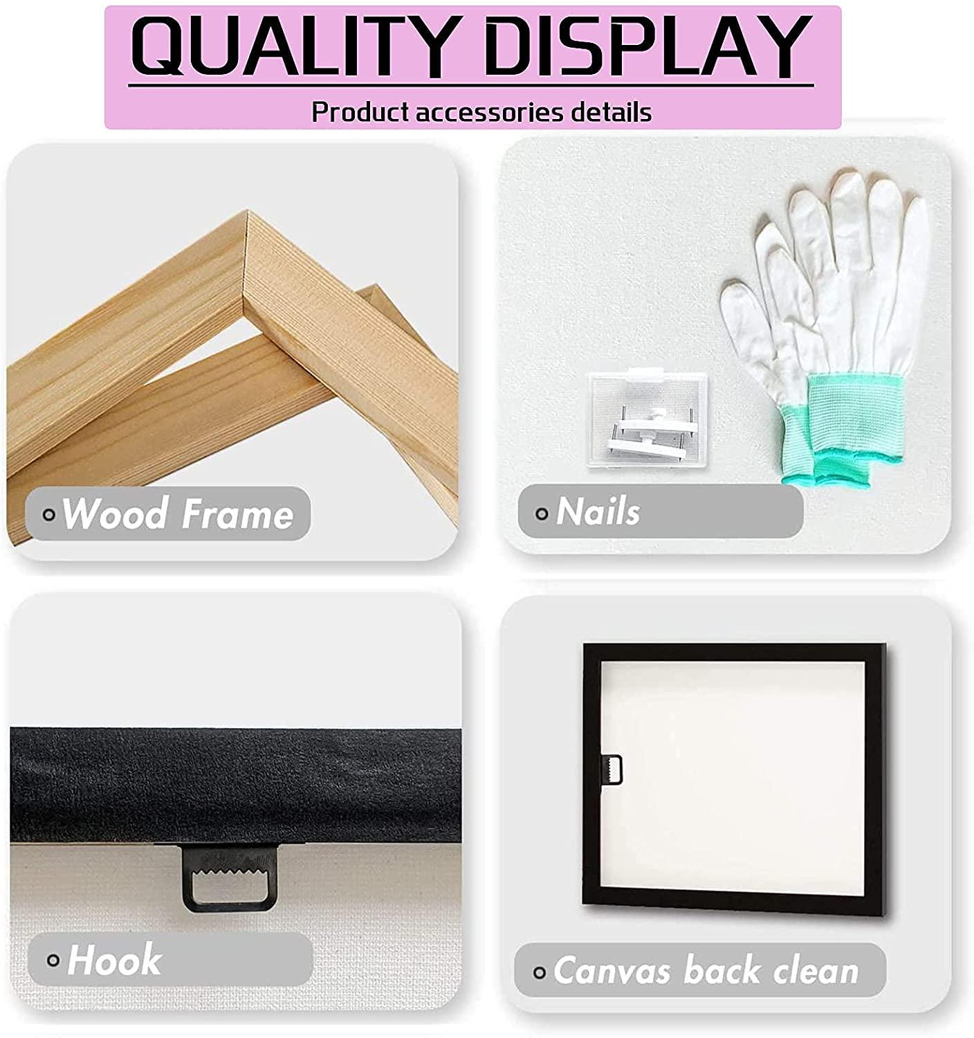 Uxjam Uxjam Lamentations 3 23 Wall Art His Mercies Are New Every Morning Scripture Poster Baptism Gift Canvas Wall Art For Home Office Framed Ready to Hang 16\"x20\"