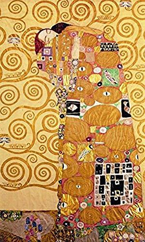 Posterazzi Posterazzi Fulfilment Poster Print by Gustav Klimt, (27 x 45)