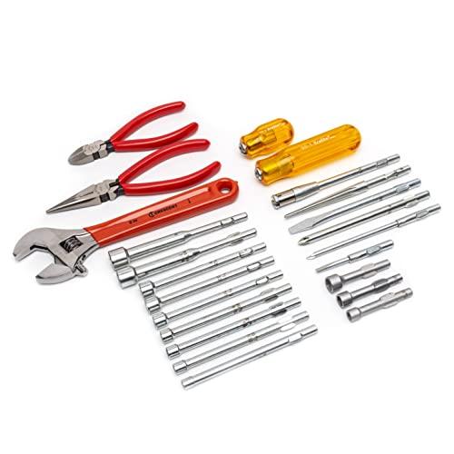 Apex Tool Group Xcelite 99SM 23-piece Series 99 Service Roll Kit with Canvas Case